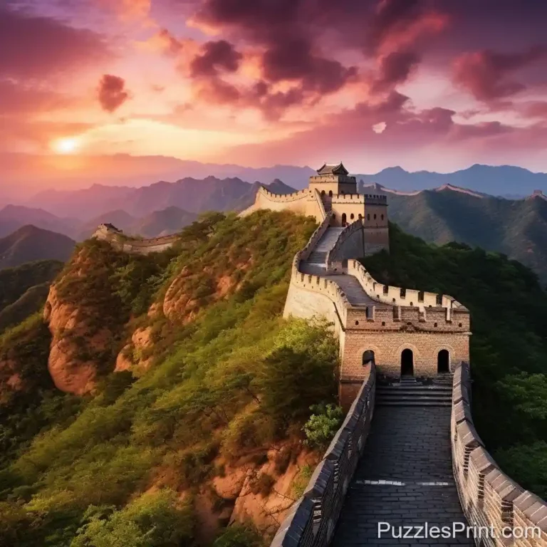 Great Wall of China Puzzle - Discover Natural Wonders