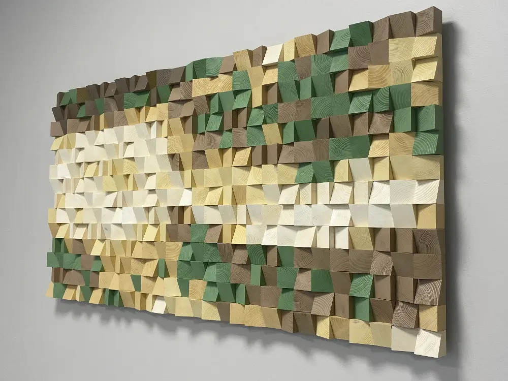 Beige Woods – Wooden Wall Art