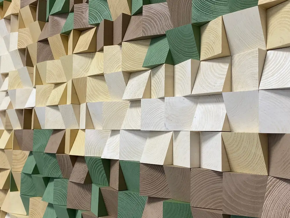 Beige Woods – Wooden Wall Art