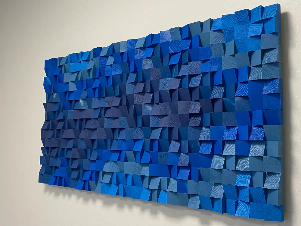 Deep Blue Ocean – Wooden Wall Art