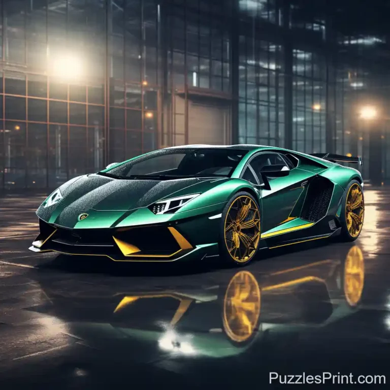 Lamborghini Puzzle - Build Your Dream Ride