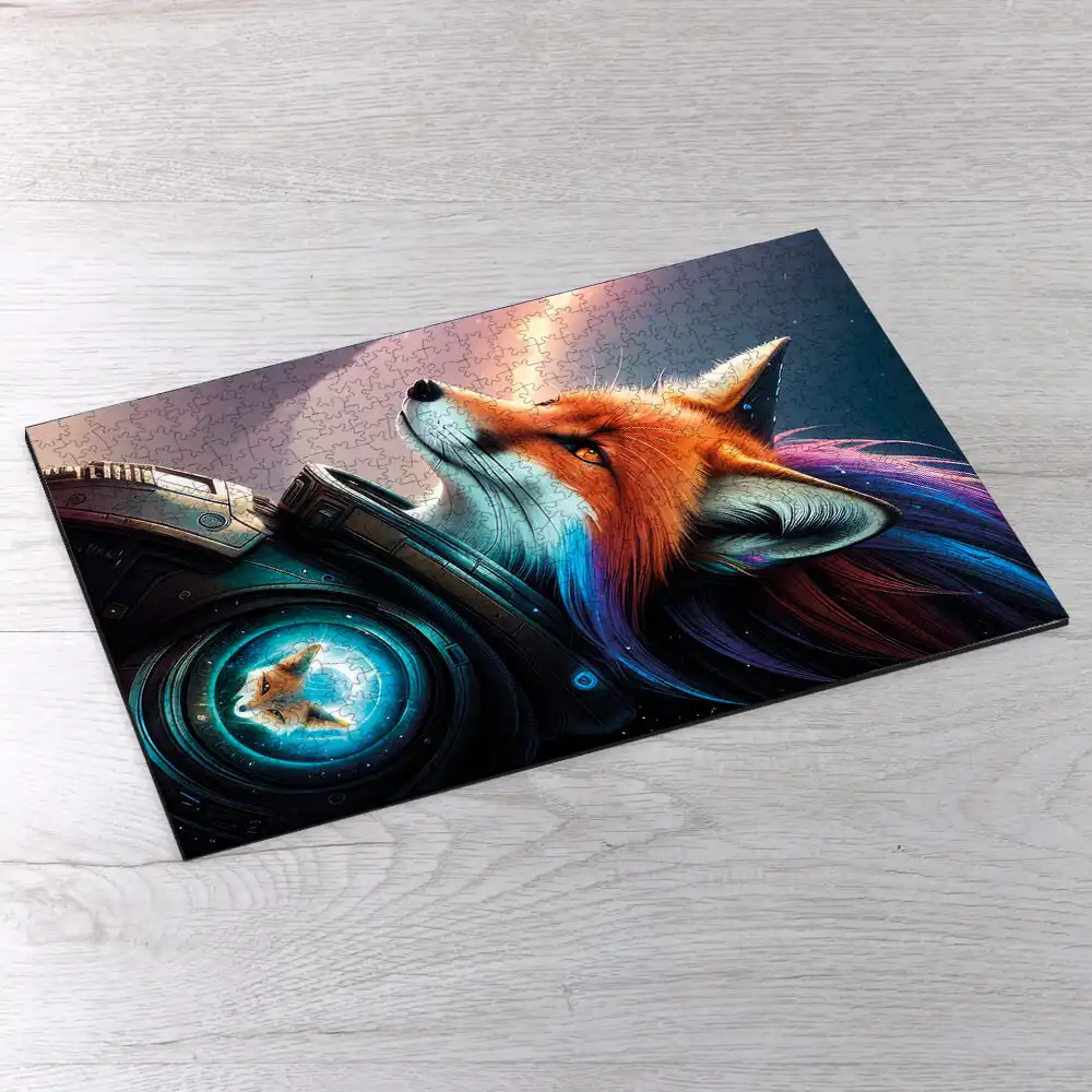Space Fox Picture Puzzle