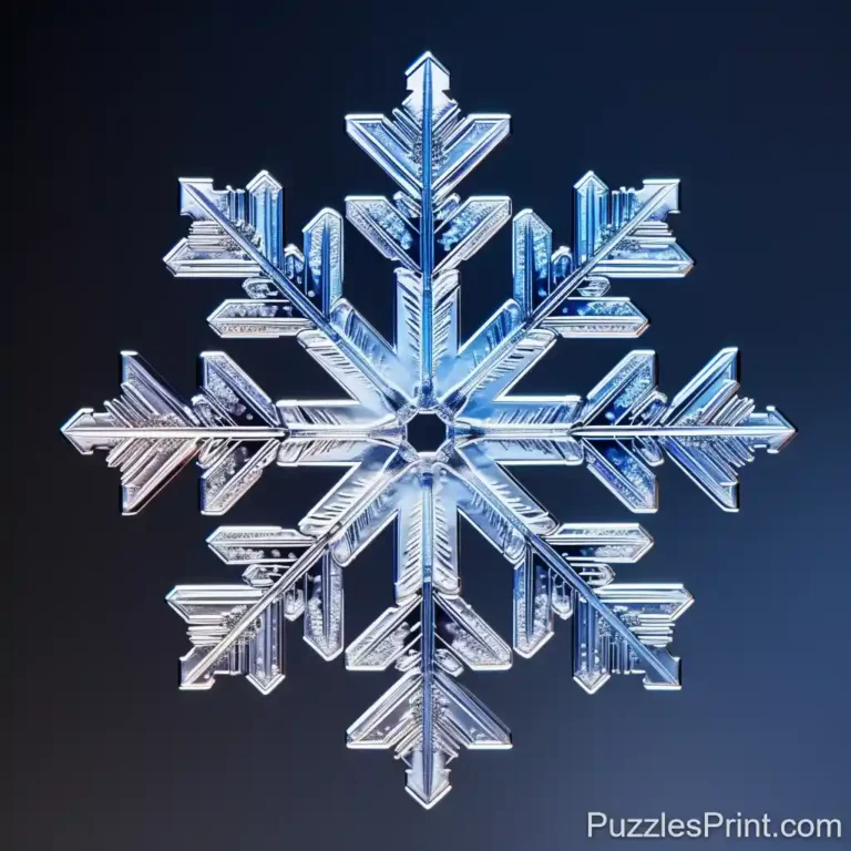 Symmetrical Splendor of Snowflakes Puzzle - Unveiling the Mathematical Secrets