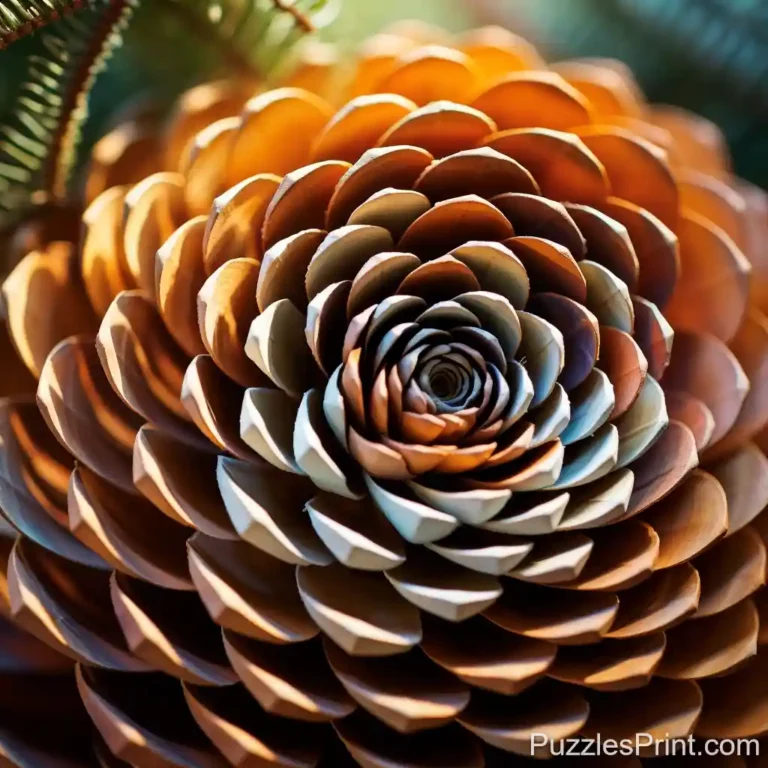 The Spiraling Wonders of Pinecones Puzzle - Unveiling the Fibonacci Sequence