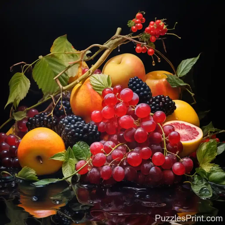 Tropical Treasures Puzzle - Exploring Exquisite Fruits