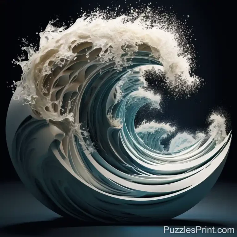 Waves and Mathematics Puzzle - Decoding the Ebb and Flow