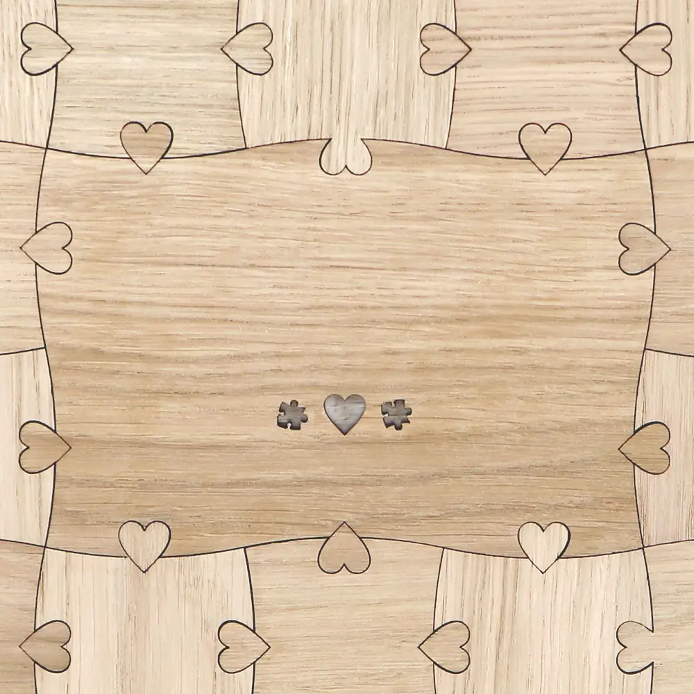 wedding guest book puzzle