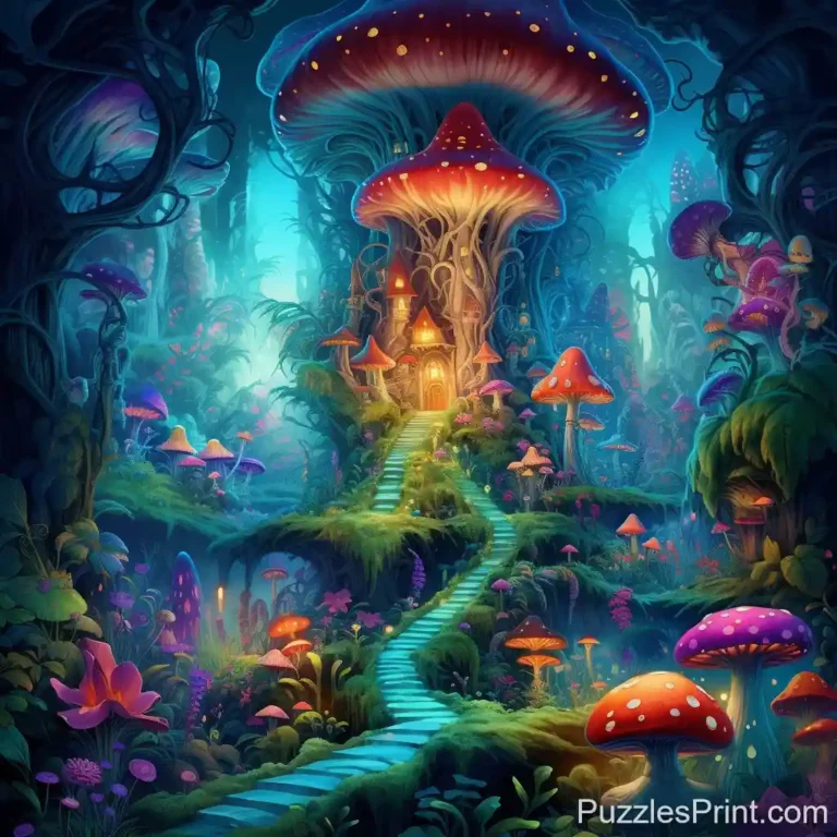 Whimsical Fantasy Puzzle - Enter a World of Magic