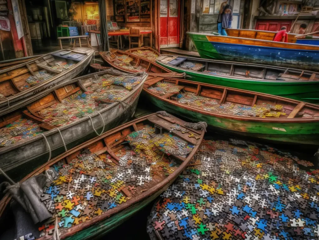 puzzle a carico della barca